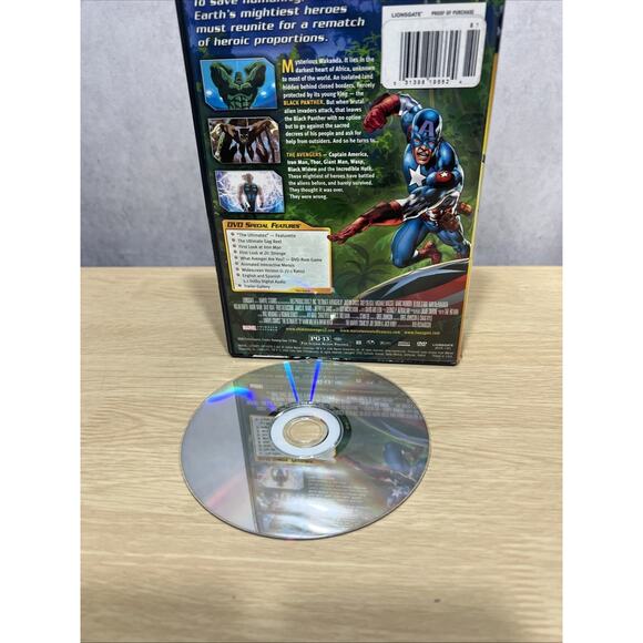 Marvel Ultimate Avengers 2 (Rise of the Panther) - DVD -Mint - Picture 4 of 5